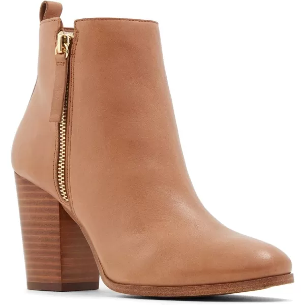 ALDO Womens Noemieflex Block Heel Ankle BootCognac