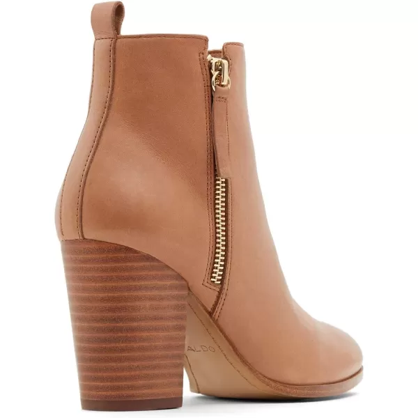 ALDO Womens Noemieflex Block Heel Ankle BootCognac