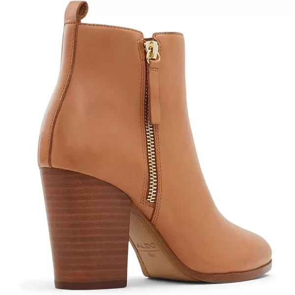 ALDO Womens Noemieflex Block Heel Ankle BootDark Beige