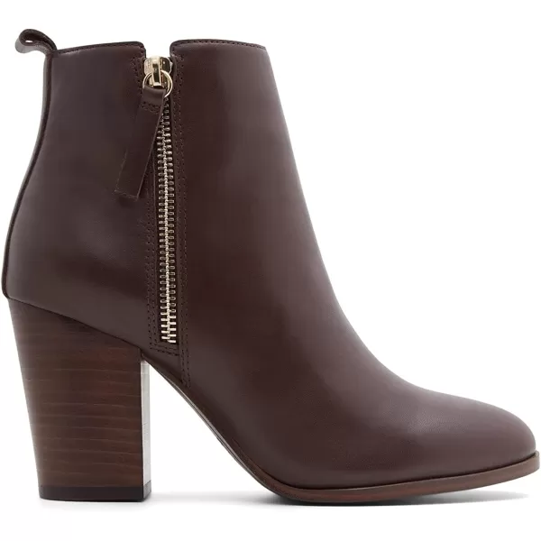 ALDO Womens Noemieflex Block Heel Ankle BootDark Brown