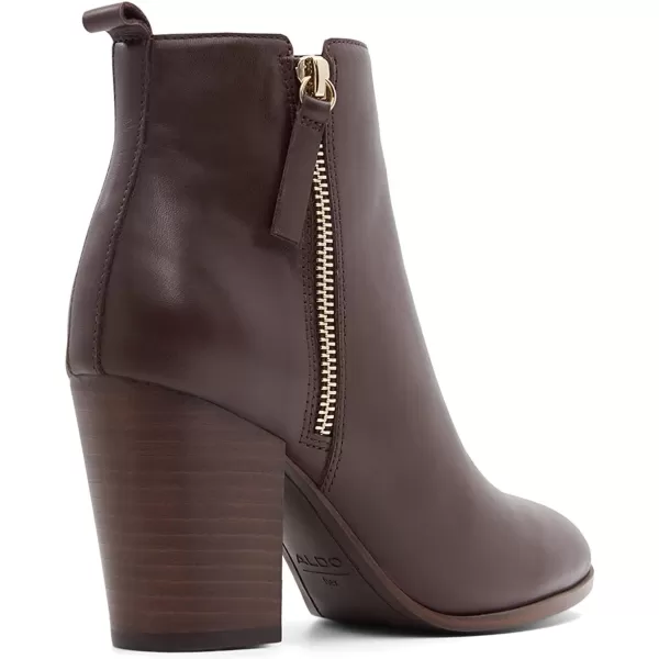 ALDO Womens Noemieflex Block Heel Ankle BootDark Brown