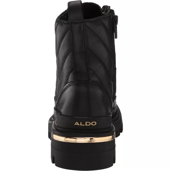 ALDO Womens Quilt Combat BootBlack