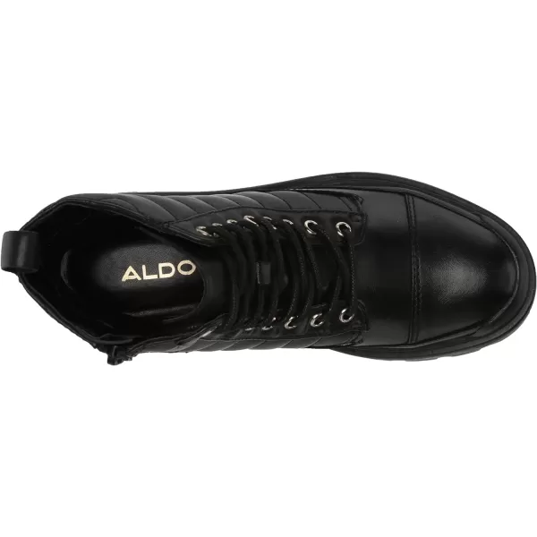 ALDO Womens Quilt Combat BootBlack