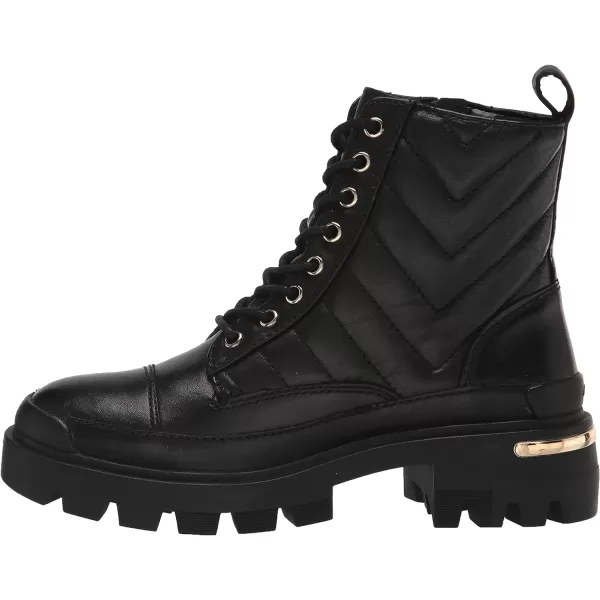 ALDO Womens Quilt Combat BootBlack