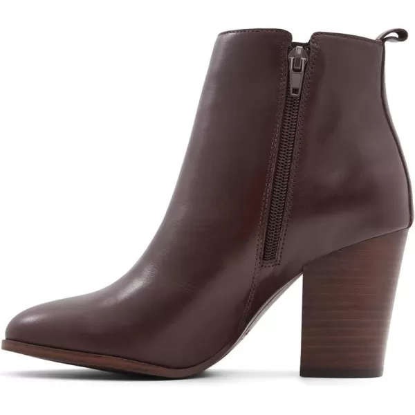 ALDO Womens Noemieflex Block Heel Ankle BootDark Brown