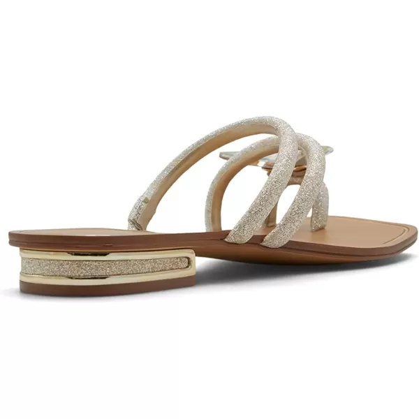 ALDO Womens Garberia Flat SandalSilver