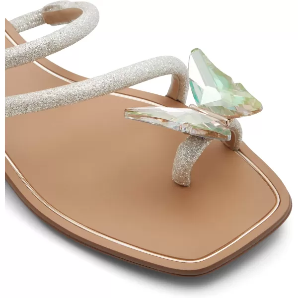 ALDO Womens Garberia Flat SandalSilver