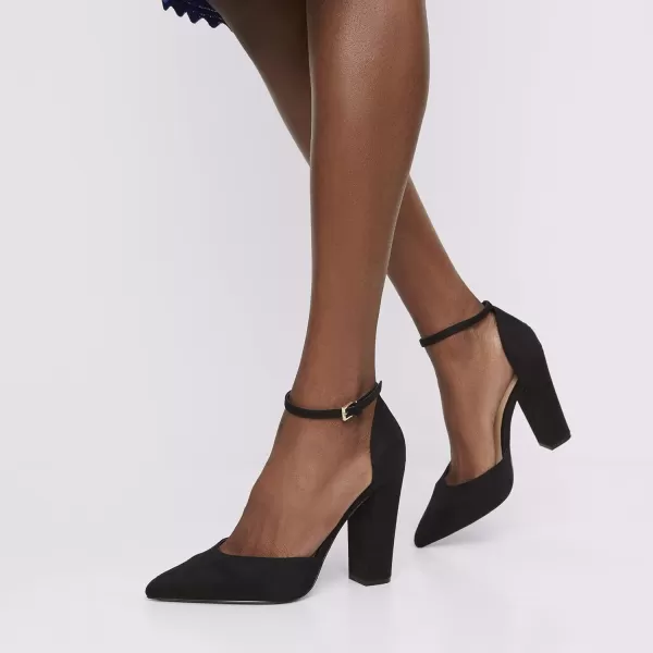 ALDO Womens Nicholes Block Heel PumpsBlack Other