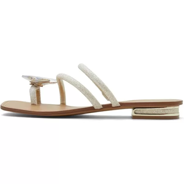 ALDO Womens Garberia Flat SandalSilver