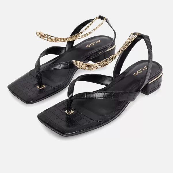 ALDO Womens Agralella Flat SandalBlack