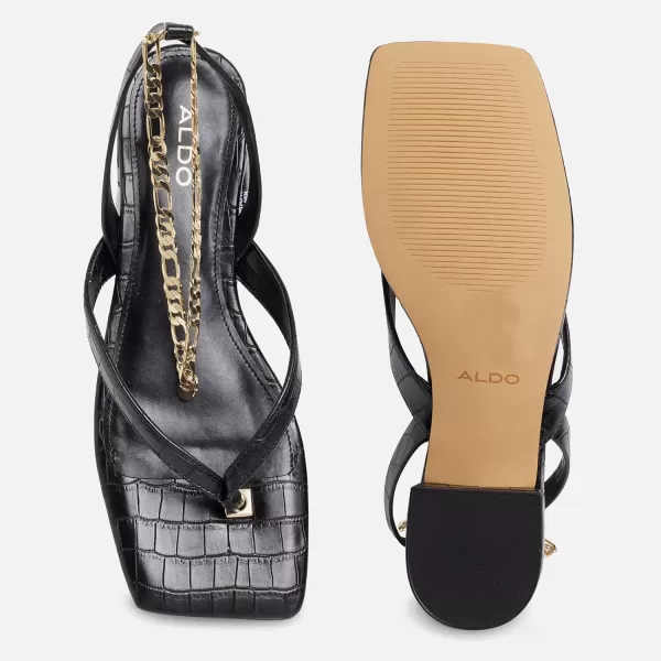 ALDO Womens Agralella Flat SandalBlack