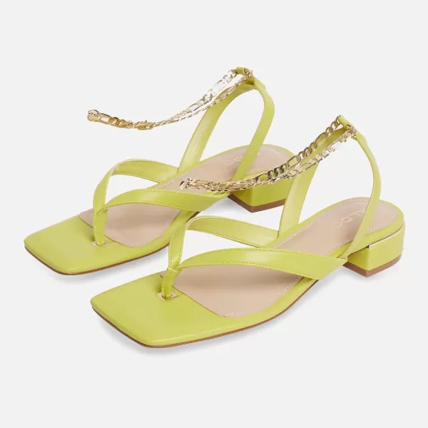 ALDO Womens Agralella Flat SandalBright Green