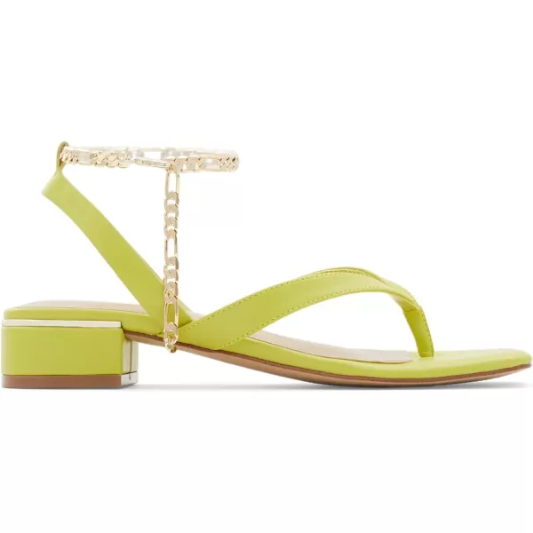 ALDO Womens Agralella Flat SandalBright Green