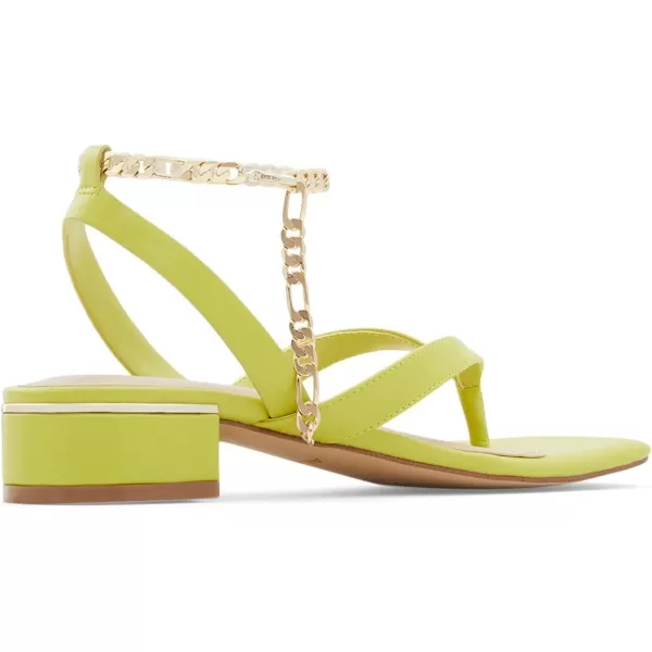 ALDO Womens Agralella Flat SandalBright Green