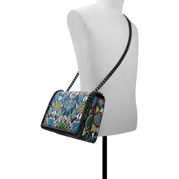 ALDO Womens Greenwald Crossbody BagMedium Greenwald Blue Multi