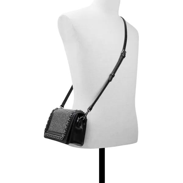 ALDO Womens Greenwald Crossbody BagMini Greenwald Black Sparkle