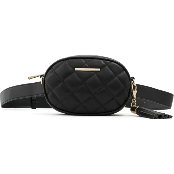 ALDO Womens Pounce Belt BagBlackWhite