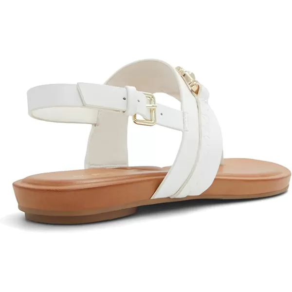 ALDO Womens Tany Flat SandalOpen White