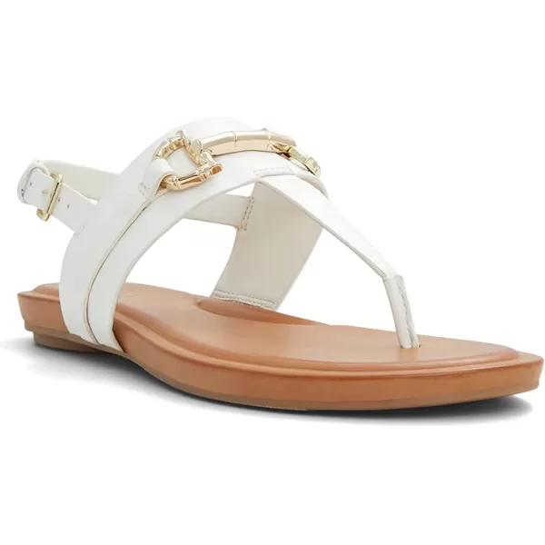 ALDO Womens Tany Flat SandalOpen White