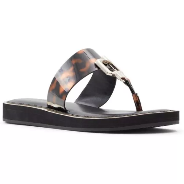 ALDO Womens Tatyx Flat SandalBrown Multi