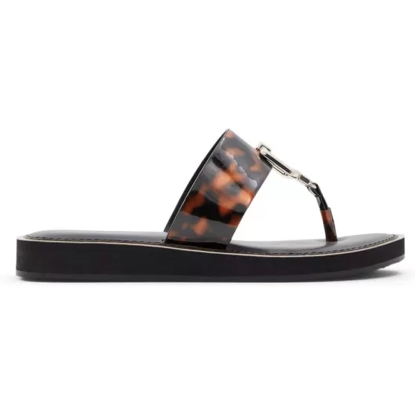 ALDO Womens Tatyx Flat SandalBrown Multi