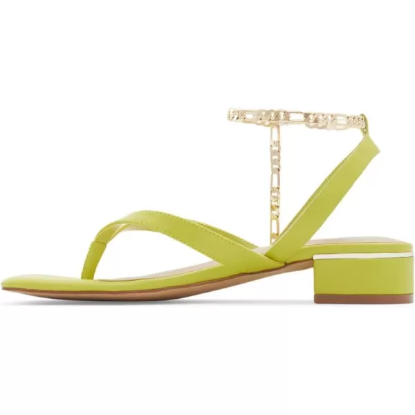 ALDO Womens Agralella Flat SandalBright Green