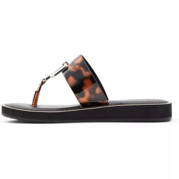 ALDO Womens Tatyx Flat SandalBrown Multi