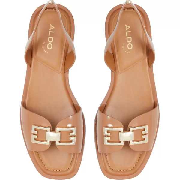 ALDO Womens Agreinwan Flat SandalDark Beige