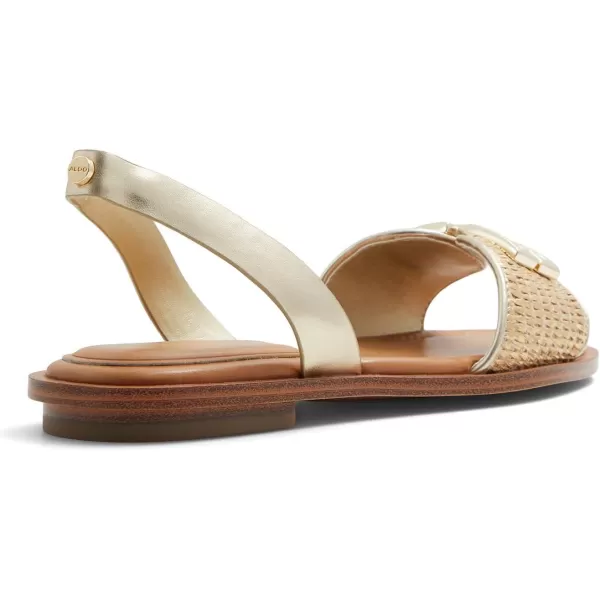 ALDO Womens Agreinwan Flat SandalGold