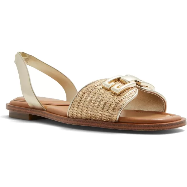 ALDO Womens Agreinwan Flat SandalGold