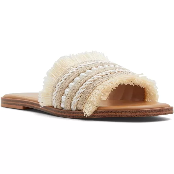 ALDO Womens Fringy Slide SandalSB Natural