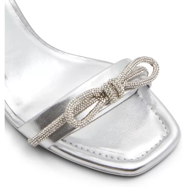 ALDO Womens Heeled Sling Back SandalSilver