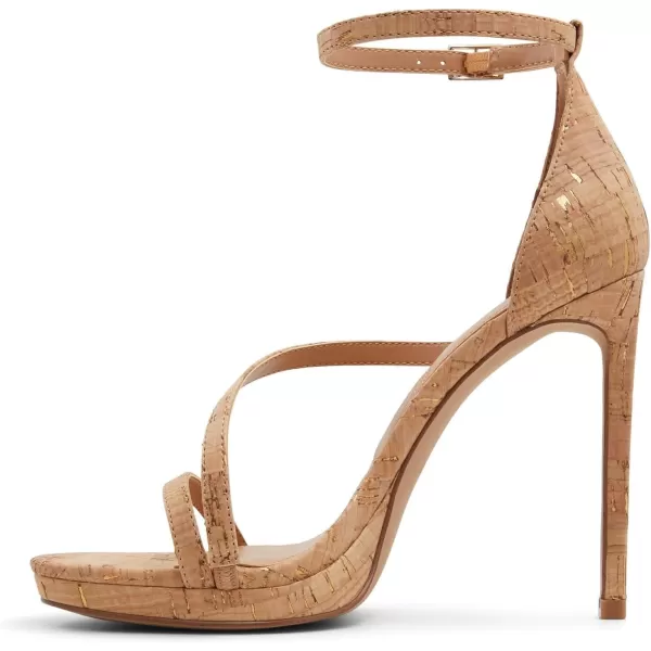 ALDO Womens Kit Heeled SandalSB Natural