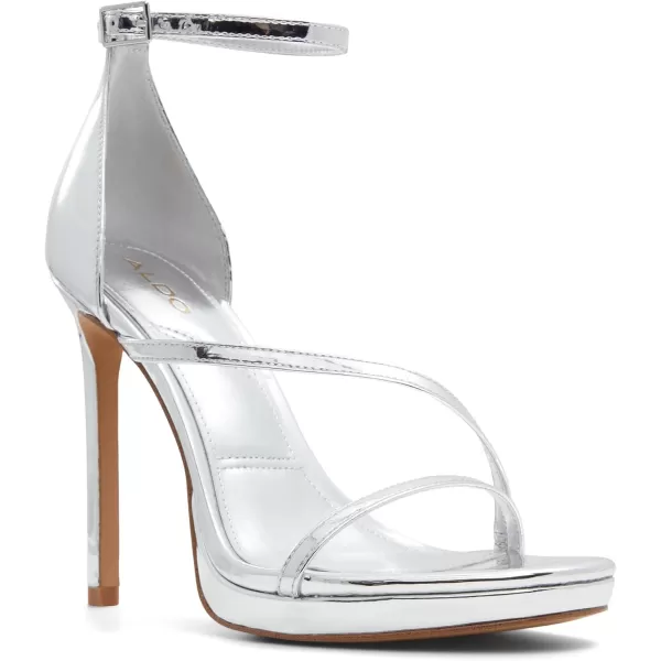 ALDO Womens Kit Heeled SandalSilver