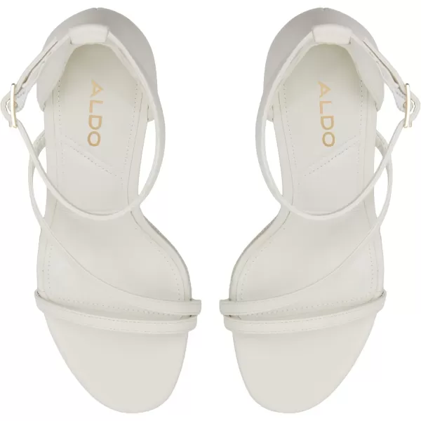 ALDO Womens Kit Heeled SandalWhite