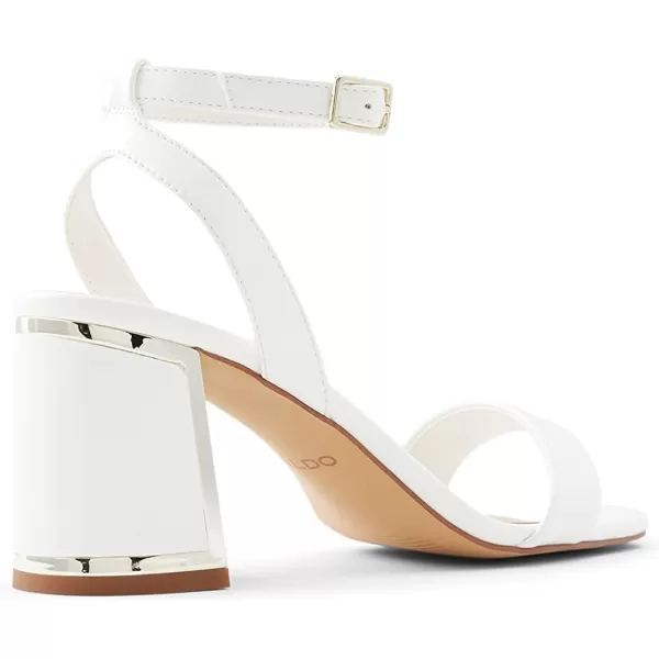 ALDO Womens Lotherram Heeled SandalOther White