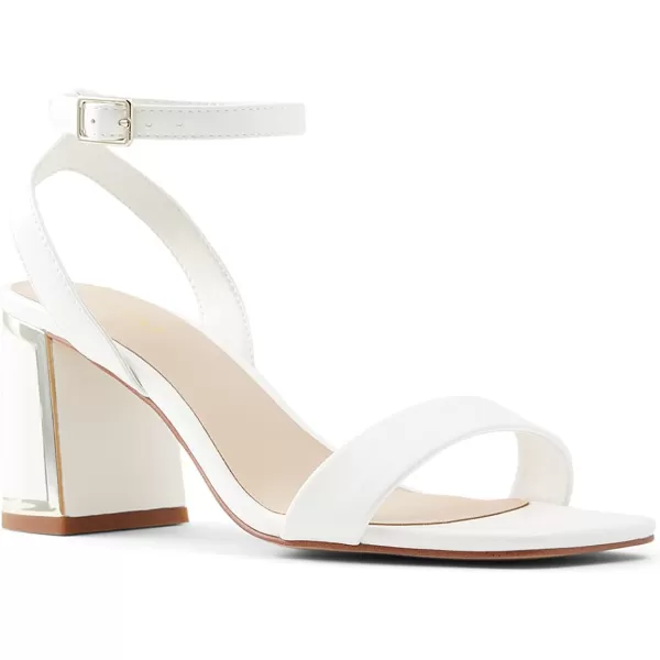 ALDO Womens Lotherram Heeled SandalOther White