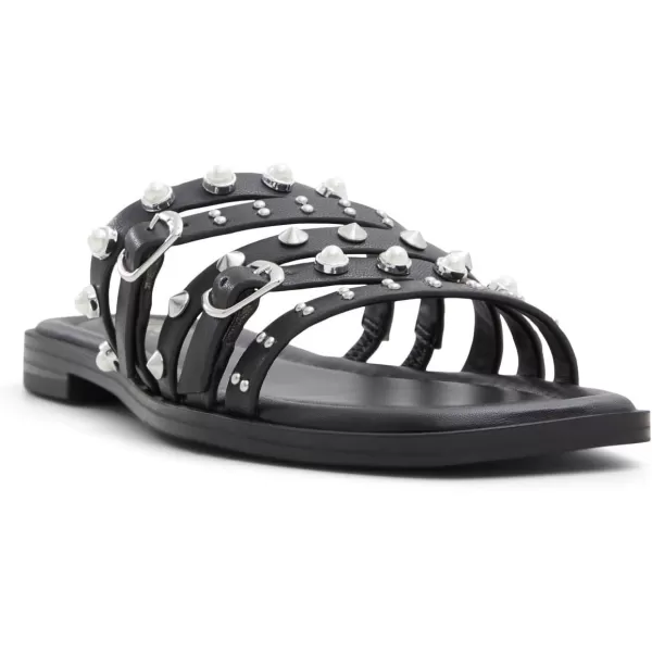 ALDO Womens Pearlyne Flat SandalBlack