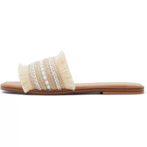 ALDO Womens Fringy Slide SandalSB Natural