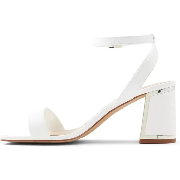 ALDO Womens Lotherram Heeled SandalOther White