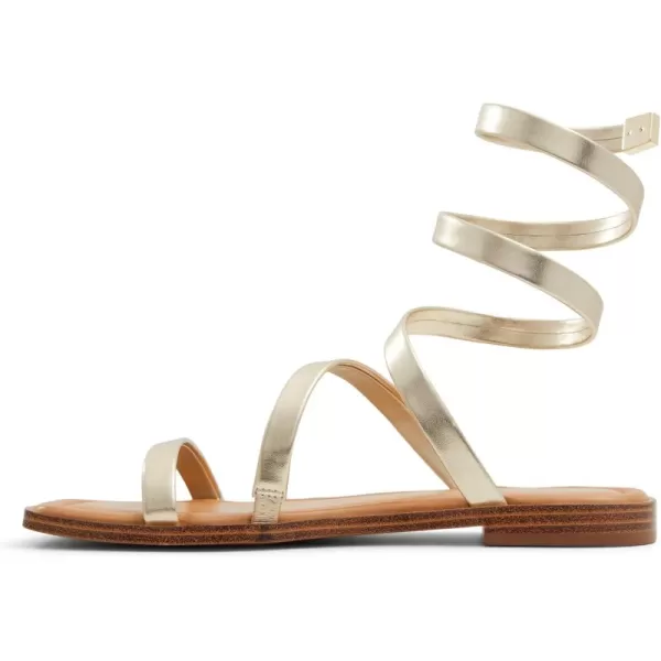 ALDO Womens Spinella Flat SandalGold