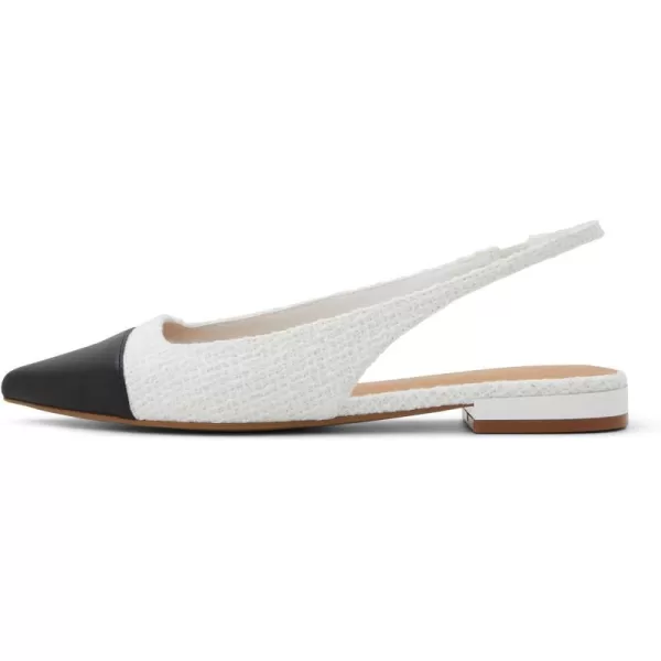 imageALDO Womens Fleure Ballet FlatWhiteBlack