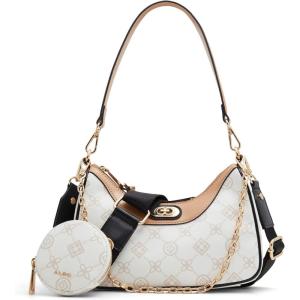 imageALDO Adanaver Shoulder BagBlackWhite