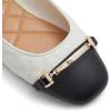 imageALDO Womens Leanne Ballet FlatWhiteBlack