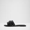 imageALDO Womens Elenaa Flat SandalBlack Combo