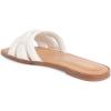 imageALDO Womens Elenaa Flat SandalWhite