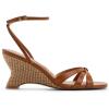 image:imageALDO womens Ermanna Anklestrap Wedge SandalCognac
