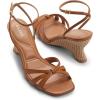 image:imageALDO womens Ermanna Anklestrap Wedge SandalCognac
