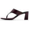 image:imageALDO womens Helen Heeled Thong Mule SandalBurgundy
