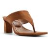 image:imageALDO womens Helen Heeled Thong Mule SandalWalnut